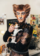 Chorus Tugger Tyler Hanes with cat
