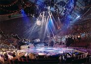 Lighting rig in the original London production