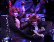 Swing 'Tabbygirl' (at rear), 1988 Christmas Video