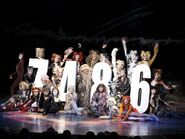 7,486th show on 25 April 2010 (surpassing Broadway run)