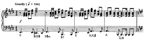 Journey to the Heaviside Layer sheet music excerpt