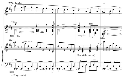 Overture Jellicle theme sheet music 4