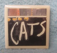 Tile fridge magnet