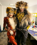 as Bombalurina with Zachary Berger as Rum Tum Tugger
