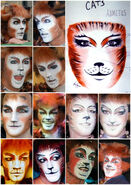 Collage Admetus Makeup