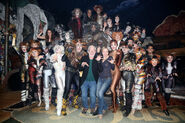 Cats group Bway Rev with Terrence Mann and Charlotte d’Amboise