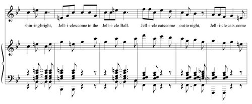 Invitation Jellicle theme sheet music 2