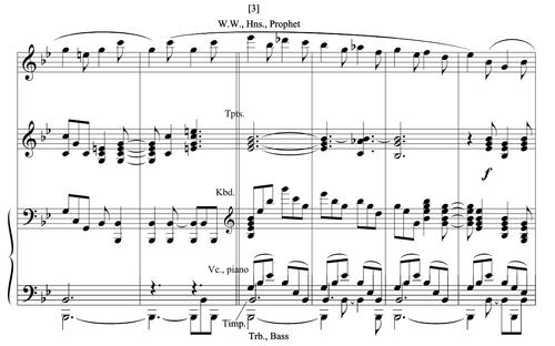 Overture Jellicle theme sheet music 2