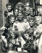 Cast bts of Fame US2 1985