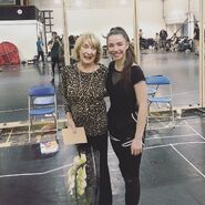 Grace Swaby with Gillian Lynne