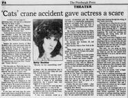 Broadway 1983 Dec 18th Betty Buckley (Pittsburgh Press) 2