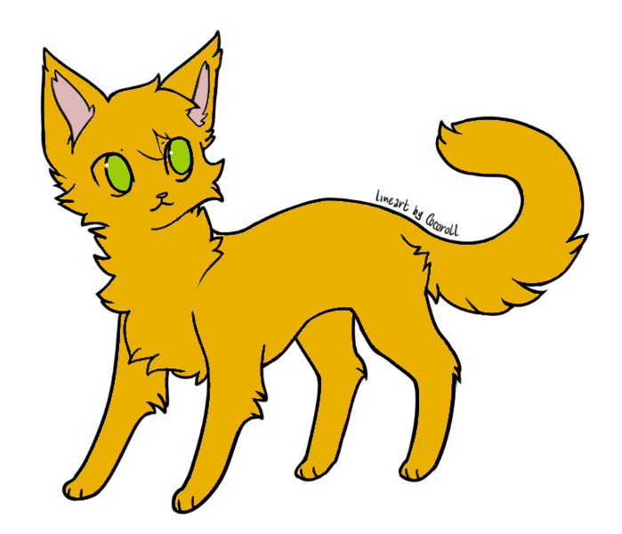 Игры желтый кот. Желтая кошка рисунок. Котафан.