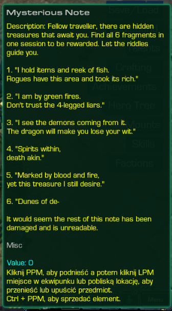 Mysterious Note | Cave of Blood Wiki | Fandom