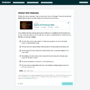 Opcions de per què un wiki solapat hauria de ser acceptat.