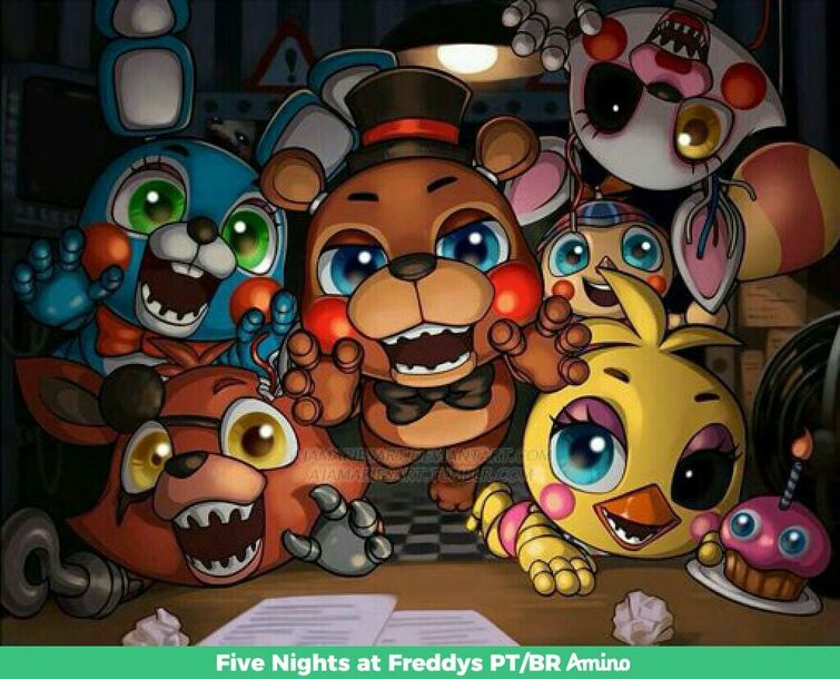 Fnaf em anime 2  Five Nights at Freddys PT/BR Amino