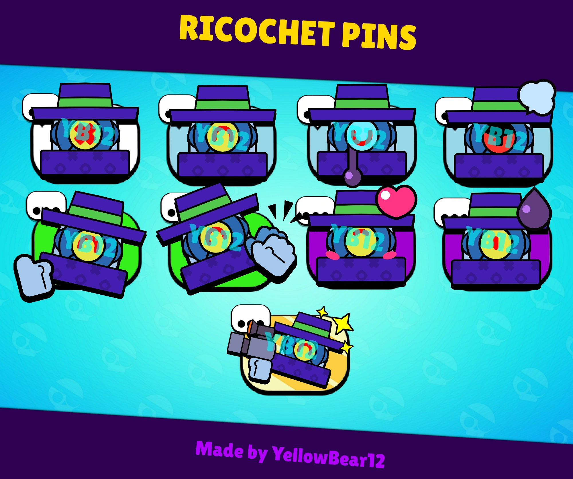Ricochet pins | Fandom