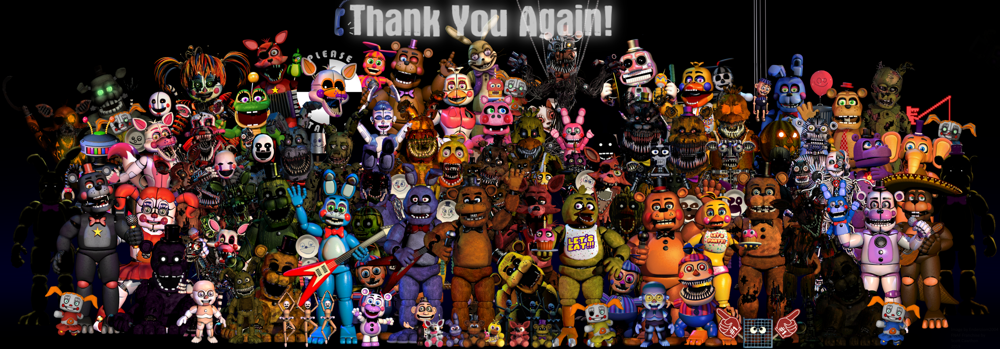 Fnaf plus jolt. ФНАФ thank you. ФНАФ спасибо. ФНАФ спасибо Скотт. ФНАФ Постер thank you.