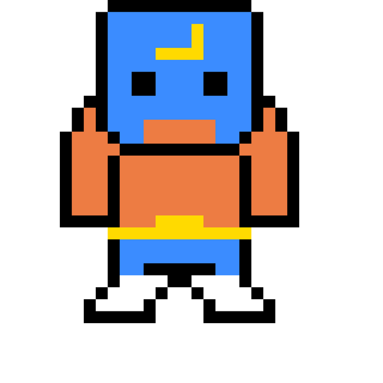 El primo brawl stars pixel art