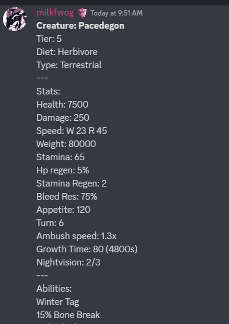 Stat changes and pacedegon stats | Fandom