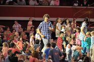 Andy with The Audience in the CBeebies Prom.