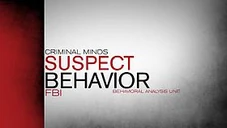 Criminal minds suspect behavior