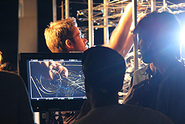 003 Behind the scenes photo of the title sequence 250px