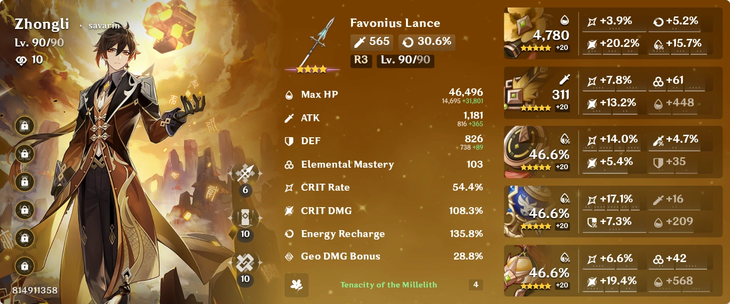 Rate my Zhongli builds!! Fandom