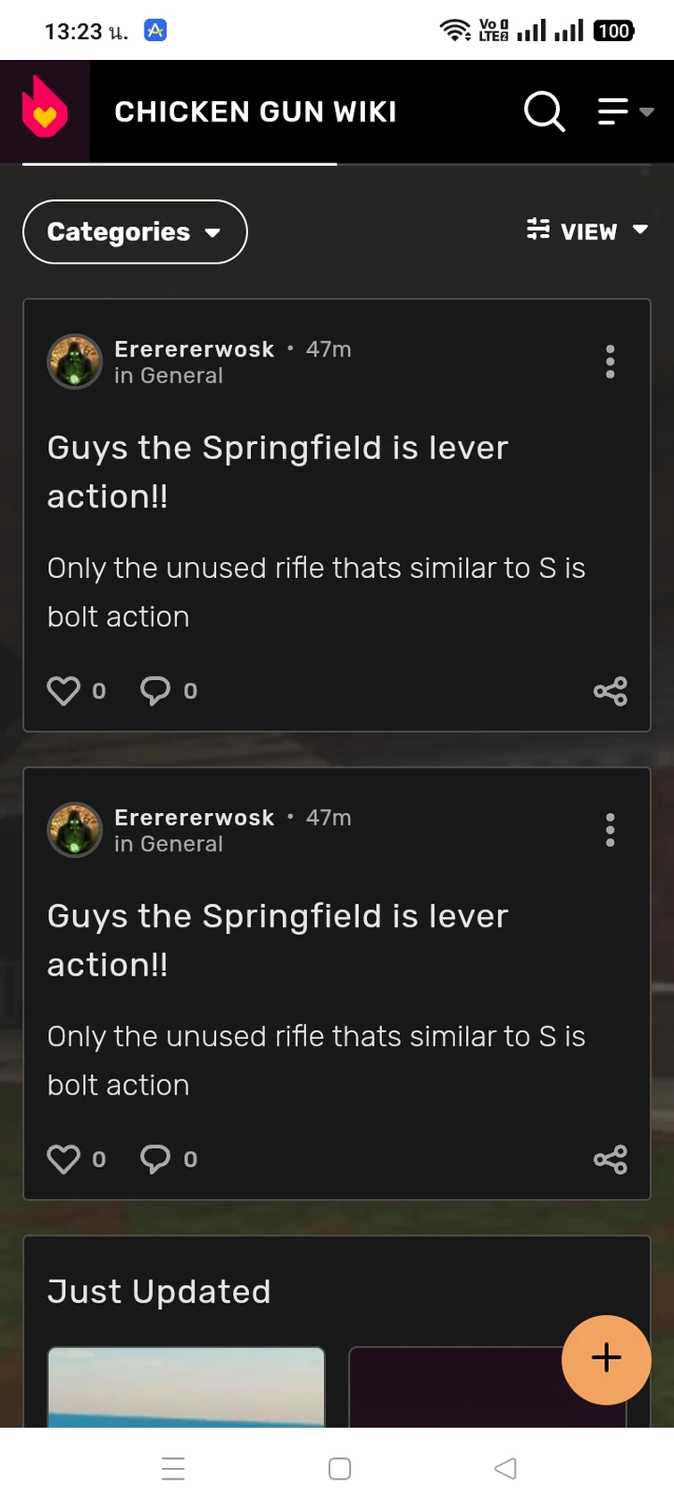 Guys the Springfield is lever action!! | Fandom