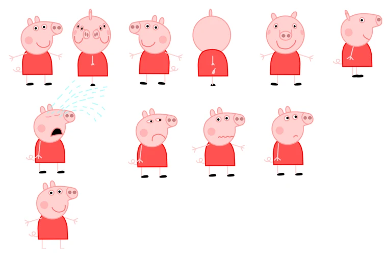 Some "Canvas" renders of Peppa Pig Fandom