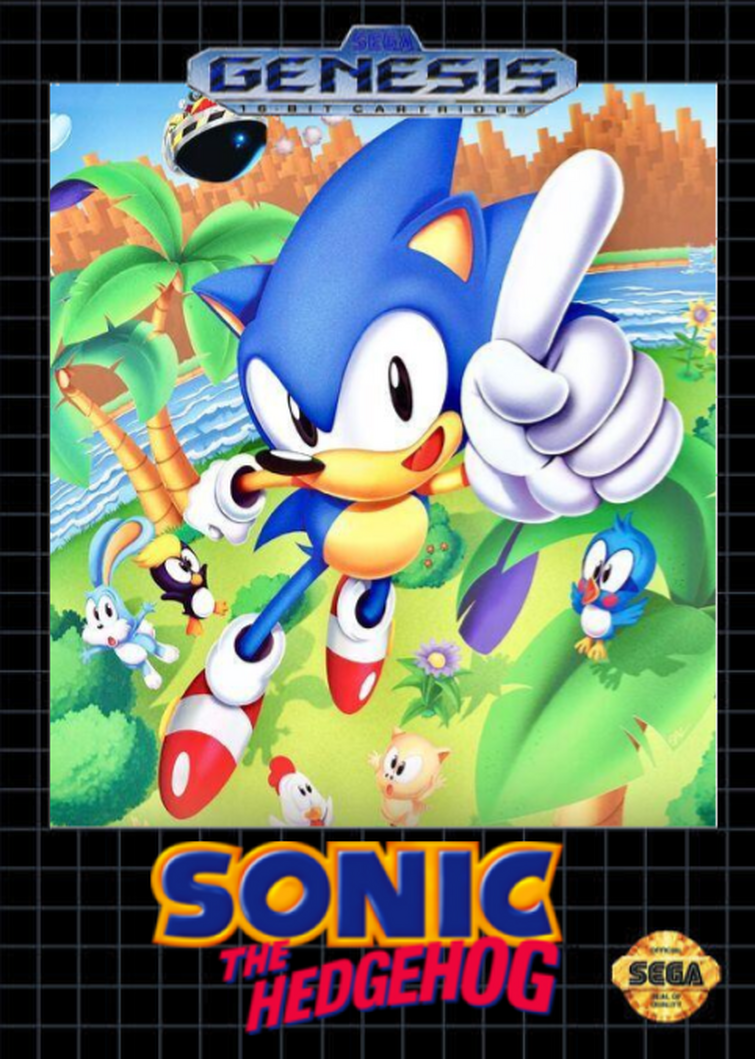 sega genesis box art template