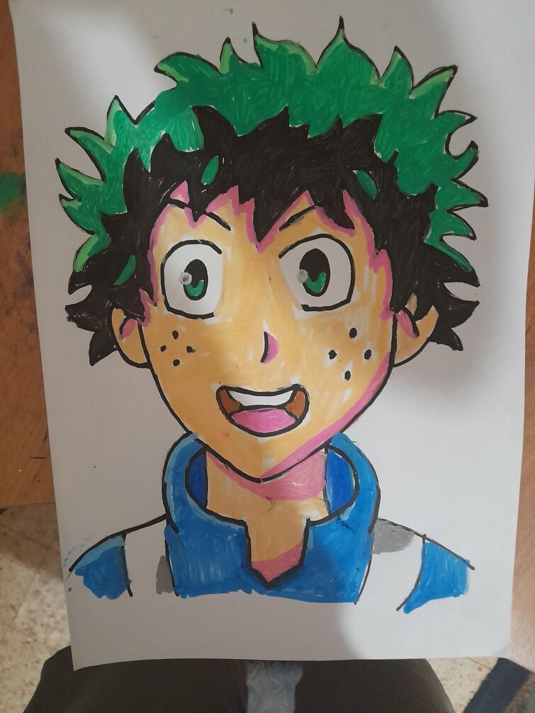 Trying Posca Markers and Drawing My Hero Academia #art #bensound #po, posca markers drawings