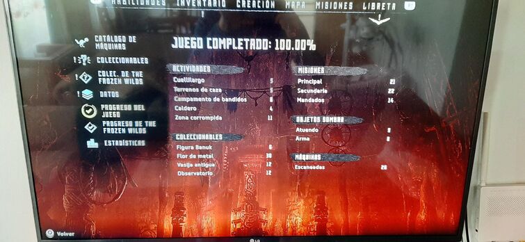 Por fin HZD al 100% completado