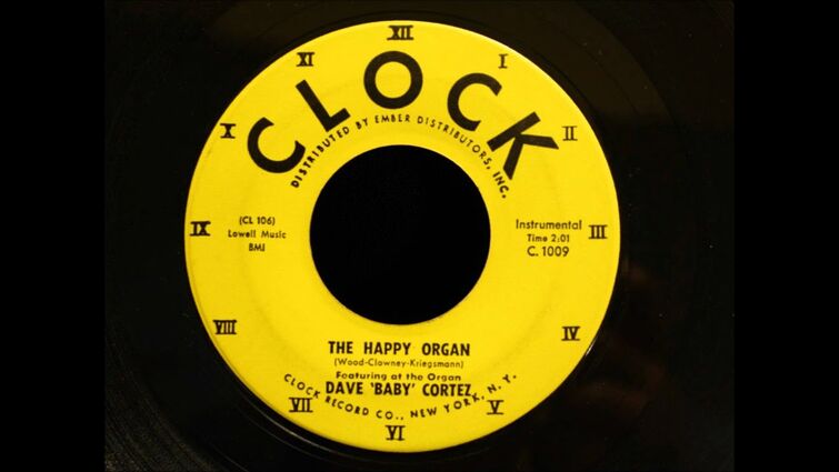 Dave 'Baby' Cortez - The Happy Organ - Big 50's Instrumental Hit