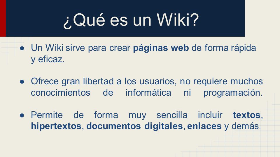 Resultado de imagen para que son las wiki