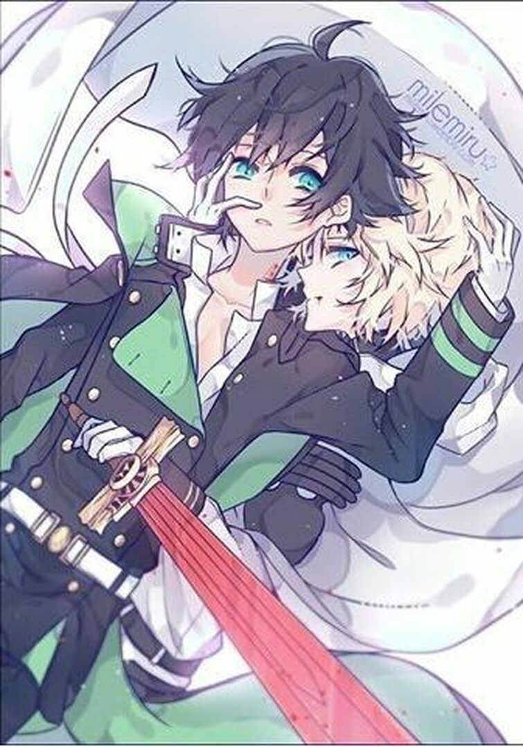 I love Anime - Kimizuki and Guren 😍 Anime: Owari no