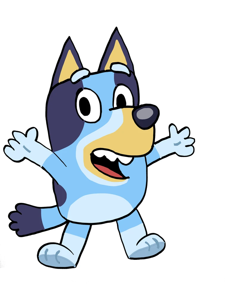 My drawing of Bluey Fandom