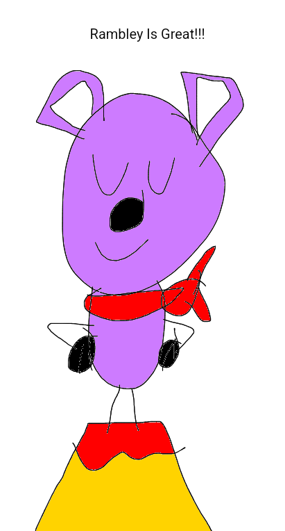 Rambley poster I made! | Fandom