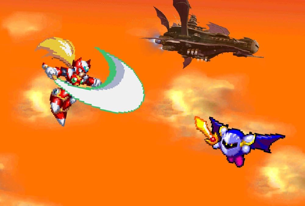 Meta Knight vs Zero Sprite Art Fandom