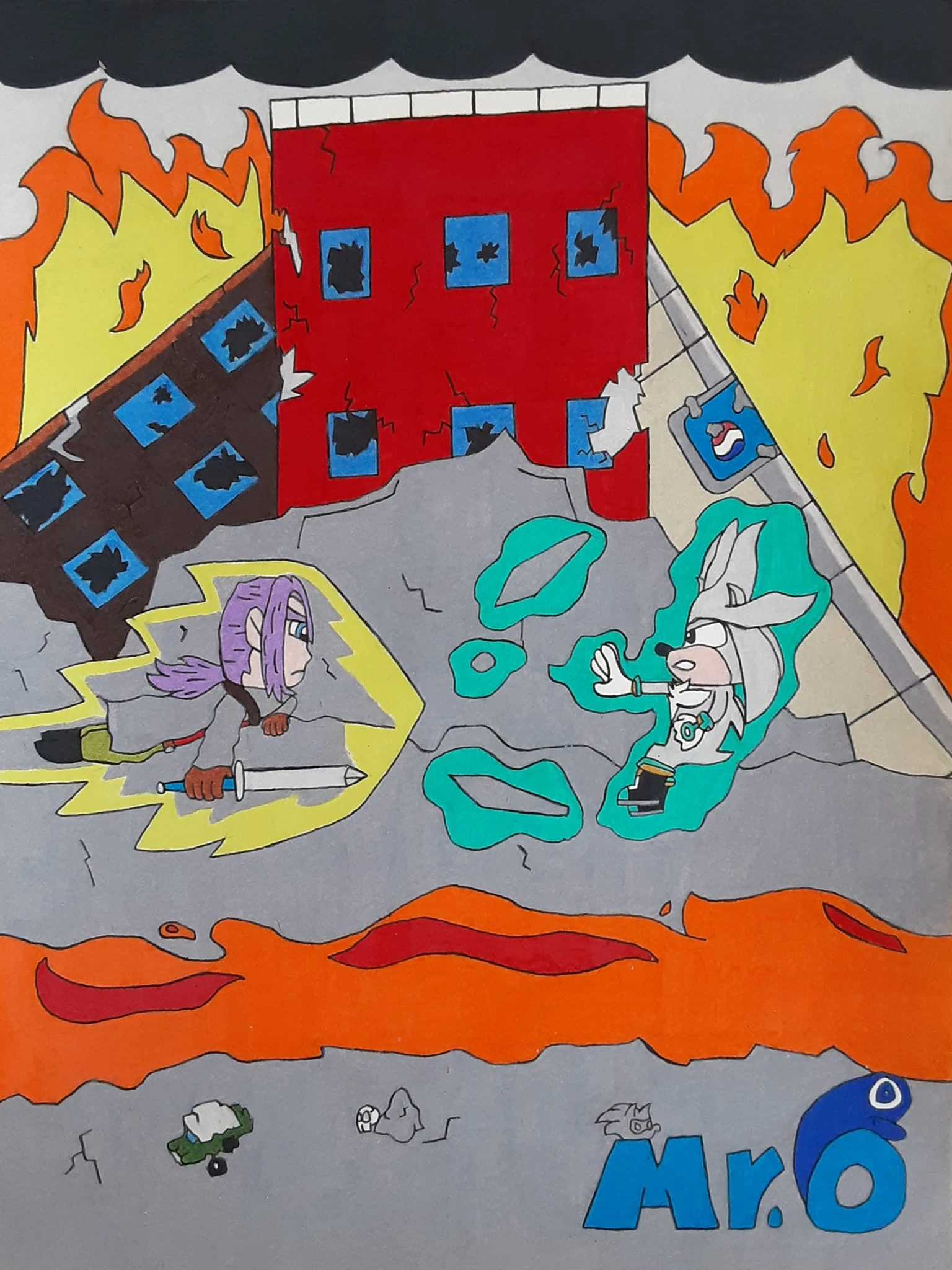 Xeno Trunks vs Archie Silver Fan Art! Fandom