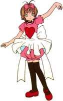 Red Wonderland Heart Costume