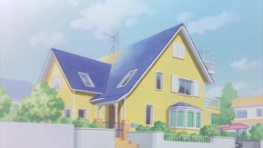 The front view of the Kinomoto residence.
