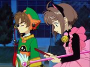 CCS EP08 - Syaoran give Sakura rude comments