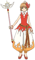 Flame Harem Costume
