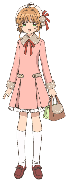 Pink-Beige One-piece Coat | Cardcaptor Sakura Wiki | Fandom