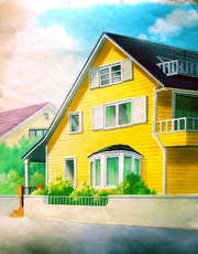 The Kinomoto house from the street.