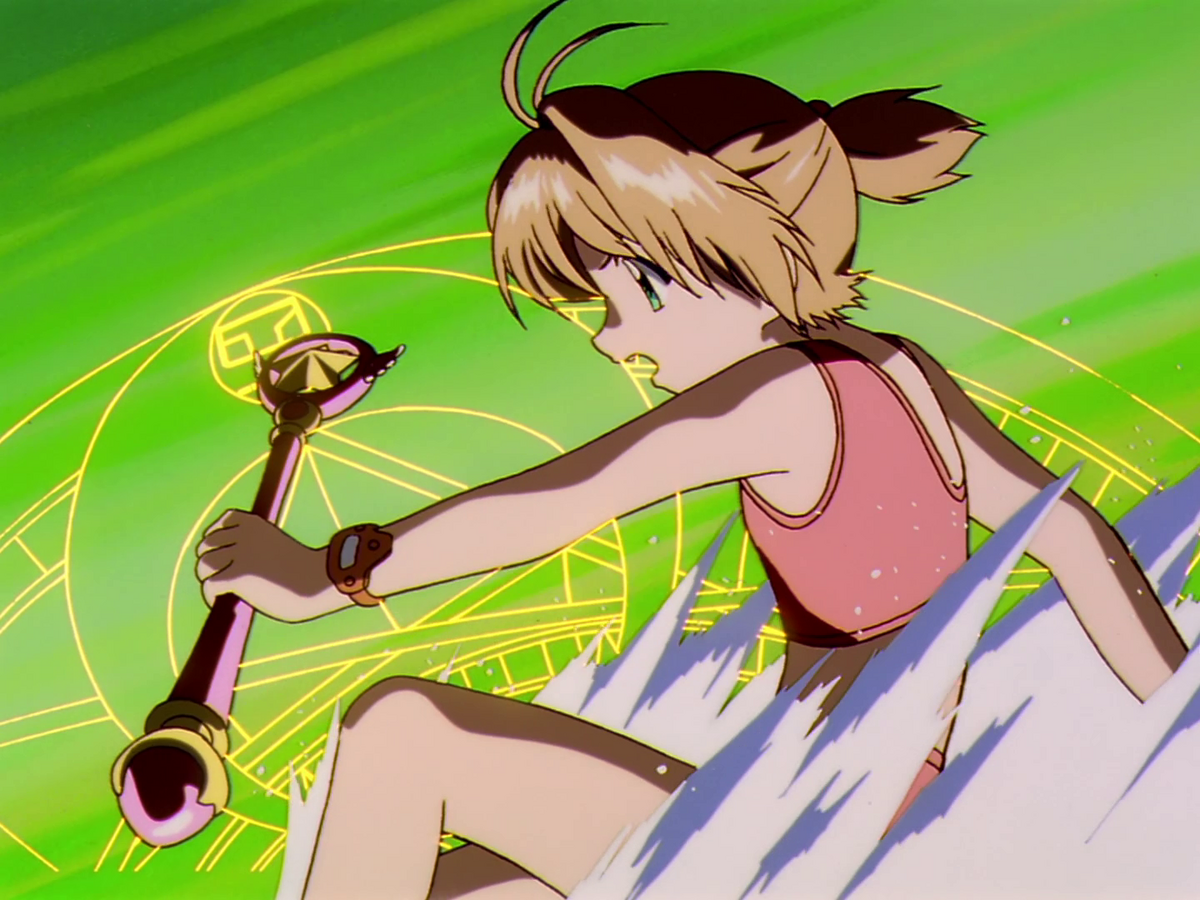 Sakura, the Pool, and the Huge Wave | Cardcaptor Sakura Wiki | Fandom