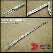 One of many folding swords.