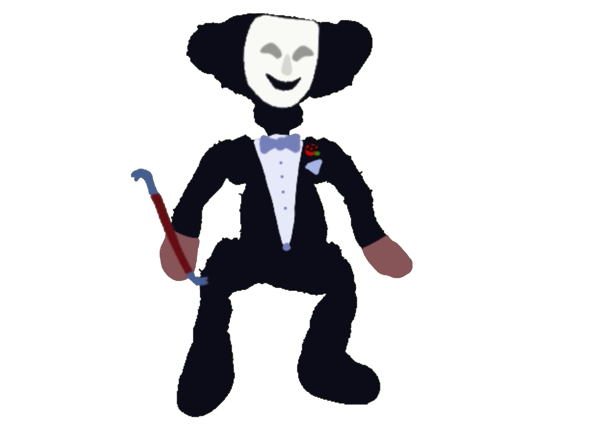 Scared Roblox Character Transparent