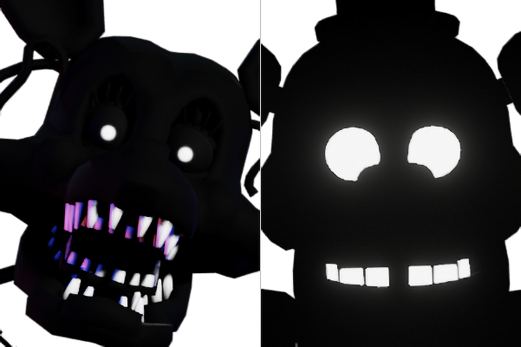 In Five Nights at Freddy's 2, these two 'shadow' animatronics