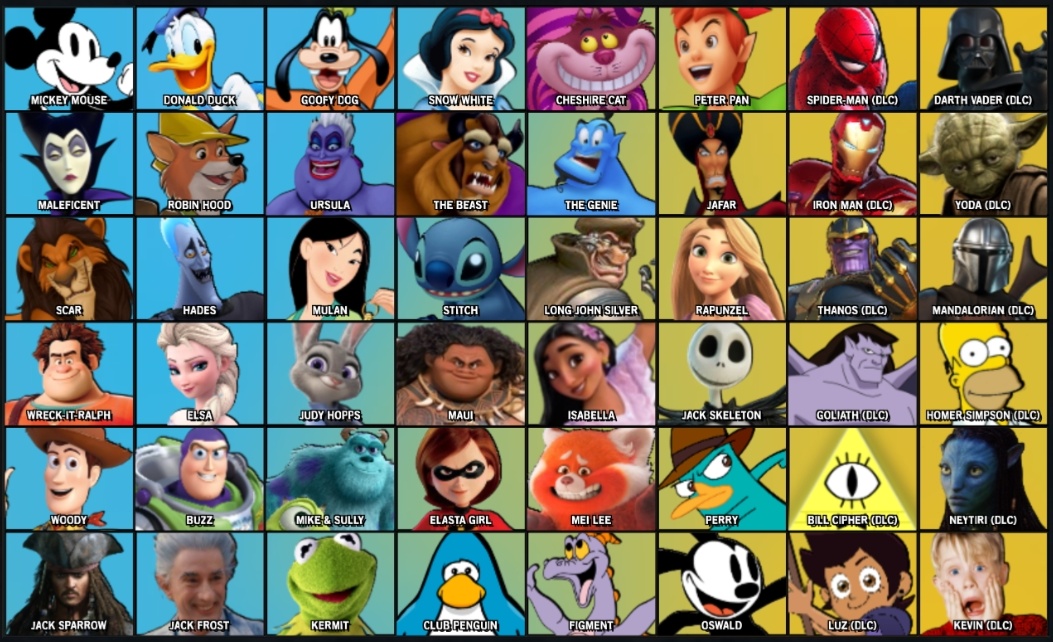 My Disney Fighting Game Roster | Fandom